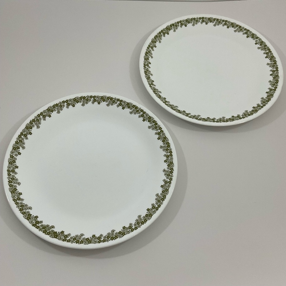 Corelle Spring Blossom Green Dinner Plate 10 1/4”
